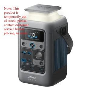 288Wh 휴대용 파워스테이션 SOLIX C300 DC 파워뱅크 90000mAh 배터리 태양광 발전기 캠핑 여행용