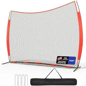 스터덤 바리케이드 백스톱 네트 12x9ft/16x10ft/20x10ft 볼 스포츠 배리어 캐리백이 있는 뒷마당 야구