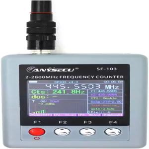 SF401의 양방향 라디오 업그레이드 버전을 위한 Anysecu 휴대용 주파수 카운터 2MHz - 2.8GHz