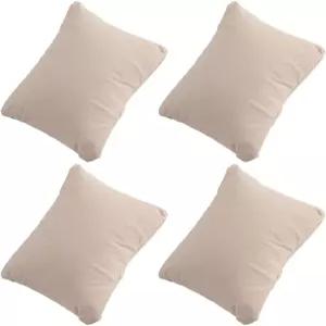 Beecraft 4Pcs 시계 베개 쿠션 팔찌 보푸라기 천 장신구 진열대 뱅글스 커프 발찌 배열 9x95cm