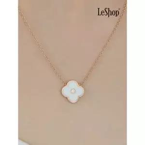 [르샵]14K 블라썸 클로버 목걸이 GoldPlated LJ6030BRN_P421722469