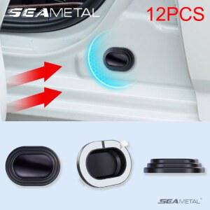 자동차문고무패킹 SEAMETAL 12PCS 차량용 패드 방음 트렁크 스티커 도어 방지 쿠션 충격 자동 실리콘
