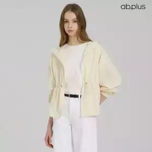 [ab.plus] 허리 스트링 후드 바람막이 점퍼 (LSA5MU31A)