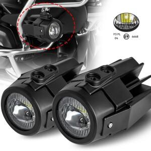 BMW 호환 R1200GS F800GS F650 K1600 40W 6000K 바이크 오토바이 안개등 보조 조명 용 범용 어셈블리