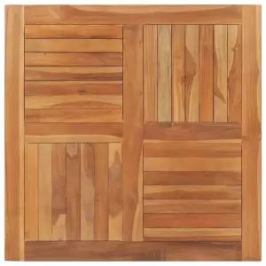 테이블 탑 솔리드 티크 우드 스퀘어 354x354x 부품