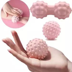 근막볼 레이즈드 포인트 마사지 TPR 포스처 마스터 요가볼 허리 및 등 발