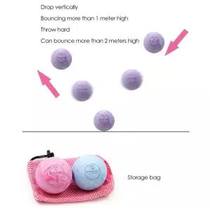 AA20-KSONE 라크로스 마사지 볼-휴대용 피트니스 볼-근육 롤러-릴렉세이션 소프트