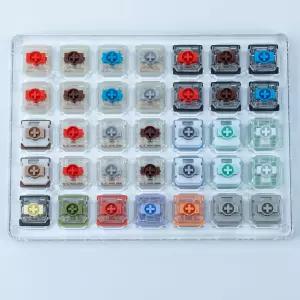 GATERON 로우 프로파일 키보드 스위치 시리즈 제이드 프로 초콜릿 바나나 그레이 헤론 게이밍 호환 가능