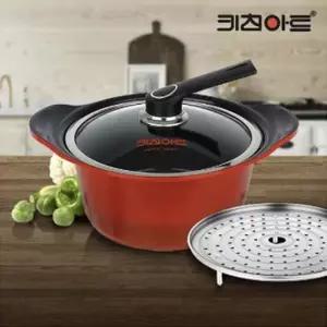 주물냄비 세라믹 24cm 전기 전골 라면냄비 국냄비 편수냄비
