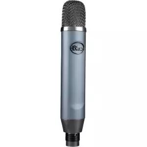 녹음 및 스트리밍을 위한 블루 엠버 XLR 콘덴서 마이크 맞춤형 카디오이드 캡슐 스탠드 마운트 그레이