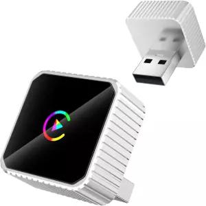 2026 무선 카플레이 및 안이드 오토 어댑터 2in 5GHz WiFi 플러그 앤 OEM 유선 차량용 알루미늄 동글 206 0