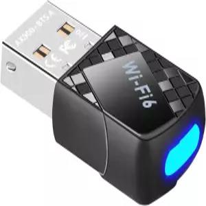 PC용 AX900Mbps USB WiFi 6 어댑터 2in 블루투스 54 동글 노트북/데스크탑/컴퓨터용 24G/5G 듀얼 밴드 무선