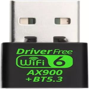 AX900 USB WiFi 6 Bluetooth 53 어댑터 2 in 동글 듀얼 밴드 24G 5GHz 네트워크 무선 LAN 수신기