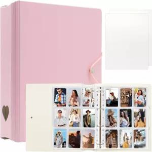 25페이지 9 포켓 2x3인치 K팝 포토카드 홀더북 후지필름 인스탁스 미니 카메라 폴라로이드 프린터 사진