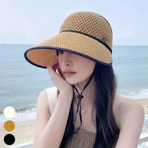 모자 여성 올림머리 포니테일 니트 선캡 여자 썬캡 모자