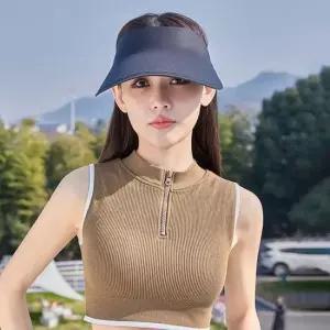 여성썬캡 핏픽 초경량 와이드 썬캡 햇빛가리개 모자 골프 등산