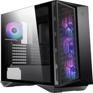MSI MPG GUNGNIR R 미드 타워 게이밍 PC 케이스 블랙 4 x 20mm 팬 USB 32 Gen2x2 타입C 강화 유리 패널