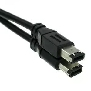 케이블 Firewire 400 6핀 남성 대 iLink DV IEEE 394a 검은색 5피트 고속