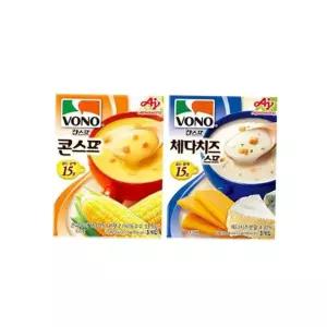 체다치즈 보노스프 콘스프 6개+체다치즈스프 57g 63g 6개
