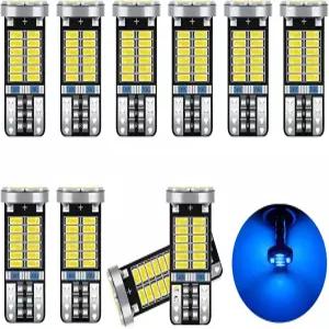 Zpana 0PCS 94 자동차 LED 전구 밝은 6500K 34SMD 304 칩셋 차량 돔 지도 번호판 T0 68 2825 W5W 실내 조명