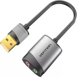 USB 오디오 어댑터 윈도우 MAC 리눅스 PC 노트북 데스크톱 용 35mm 폰 및 마이크 잭 외장 스테레오 사운드