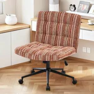 Furnimart 360 회전 크리스 크로스 데스크 의자 엑스트라-두꺼운 쿠션 넓은 좌석과 바퀴가 있는 프리미엄