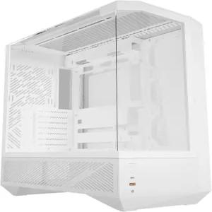 다크플래시 DY460 ATX 풀타워 PC 게이밍 케이스 높은 공기 흐름 330 풀뷰 강화 유리 패널 별도의 PSU 챔버