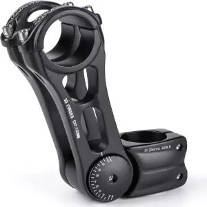 핸들바용 조절 가능한 MTB 스템 31.8mm 70도 - 자전거 라이저 로드 시티 알루미늄 합금 산악 익스텐더
