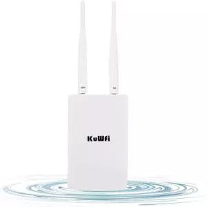KuWFi 방수 실외 4G LTE CPE SIM 카드 WiFi 라우터 150Mbps CAT4 IP 카메라 또는 2pcs 안테나로 외부