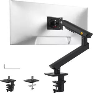 NB 싱글 컴퓨터 모니터 마운트 스탠드 최대 32인치 기계식 스프링 암 VESA 75/100mm Model-A5 블랙 장착
