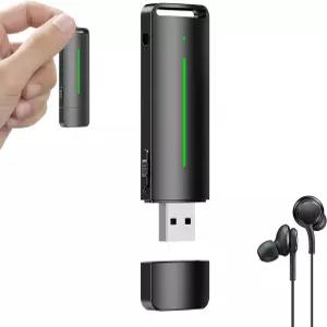 음성 인식 녹음기 메모 장치 재생 기능이 있는 USB 디지털 오디오 노트 테이커 원클릭 작동 25일 대기 WAV