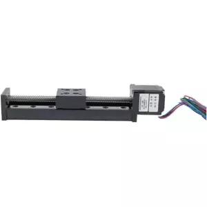 S25HH0 미니 T형 슬라이딩 테이블 레일 선형 스테이지 50-300mm 스트로크 네마11 스테퍼 모터 XYZ 축 CNC