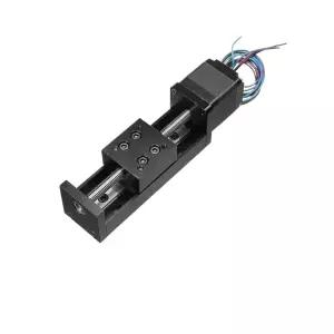 CNC 미니 T형 슬라이딩 테이블 50mm 전동 선형 레일 플랫폼 Nema11 모터 구동 키트 스테이지 XYZ 축