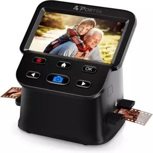 5인치 LCD 화면 22MP 슬라이드 및 네거티브 스캐너를 갖춘 PORTTA 필름 135 126 110 디지털 사진 HDMI 출력