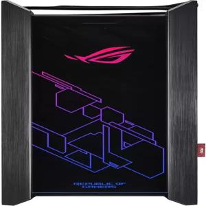 ROG Strix Hel GX60 RGB 미드 타워 게이밍 케이스 사전 설치된 4x40mm 팬 ATX/EATX 강화 유리 알루미늄