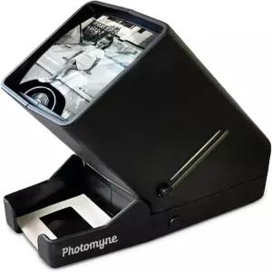 포토메인 35mm 슬라이드 뷰어 3배율 LED 조명이 있는 필름 네거티브 USB 또는 배터리 전원 공급