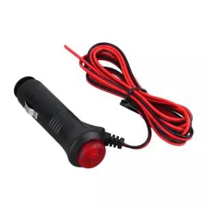 자동차 시가 라이터 소켓 플러그 커넥터 1.5 미터 케이블 12V 24V 충전기 On Off 스위치 조명에 대 한