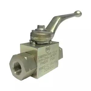 MHA-Zentgraf 독일 탄소강 고압 볼 밸브 3/4인치 NPT 암 나사산 최대 6000 PSI 420 바 BKH 유형 유압 유량