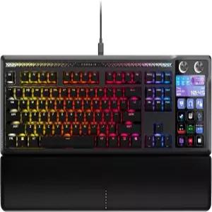 커세어 갤리온 100 SD RGB 기계식 유선 게이밍 키보드 ？ 쿼티 미국 스트림 덱 통합 프리루브 MLX 펄스 토키