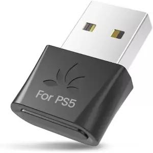 아반트리 DG80-게이밍 - PS5 및 게임 콘솔용 USB Bluetooth 5.3 어댑터 동글 aptX 적응형 저지연 블루투스