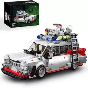하이리크 버스터 ECTO-1 빌딩 키트 고스트 스피드 챔피언 자동차 제작자 블록 장난감 세트 제작자-605PCS