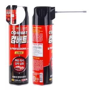 해결 디디샵 컴배트 스피드 바퀴벌레용 에어졸 500ml