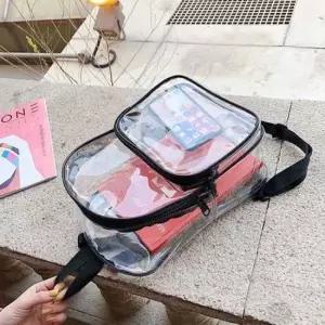 비치는 투명 백팩 비치백 투명가방 투명배낭 학생 가벼운