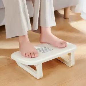 휴대용 책상 아래 발 받침대 인체 공학적 의자 발받침 마사지 롤러 포함 홈 오피스 작업용 빠른 배송