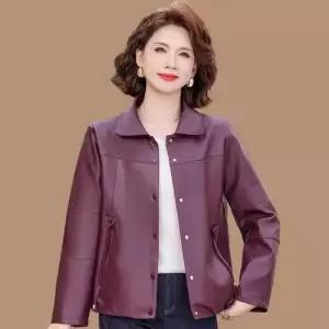 캐주얼 봄가을 봄옷 코트 여자가죽자켓 가죽 빅사이즈 재킷 ible3