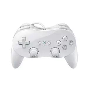 Wii 원격 콘솔용 ENT 유선 클래식 컨트롤러 프로 게임패드 비디오 게임 색상 흰색