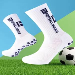 새로운 스타일 FS 축구 양말 라운드 실리콘 흡착 컵 그립 미끄럼 방지 스포츠 남녀 야구 럭비