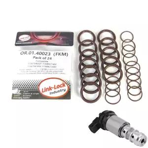 링크락 24PCS FKM 바이톤 OR040023 엔진 VVT 솔레노이드 밸브 오링 개스킷 367548320 368677682 36756852