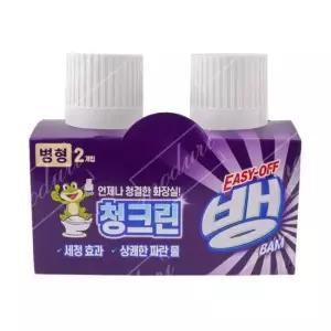 변기물세정 이지오프뱅 청크린 2병 변기세정제 냄새제거