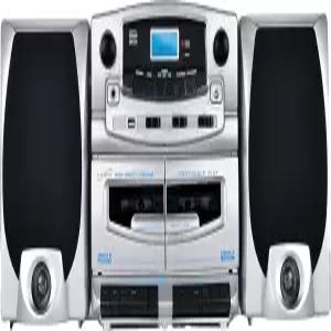 초음속 SC22BT 블루투스 엔터테인먼트 오디오 시스템 50 MP3/CD 플레이어 로딩 AM/FM 라디오 USB 입력 더블
